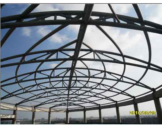 博尔塔拉蒙古自治州中煤朔州宾馆管桁架工程